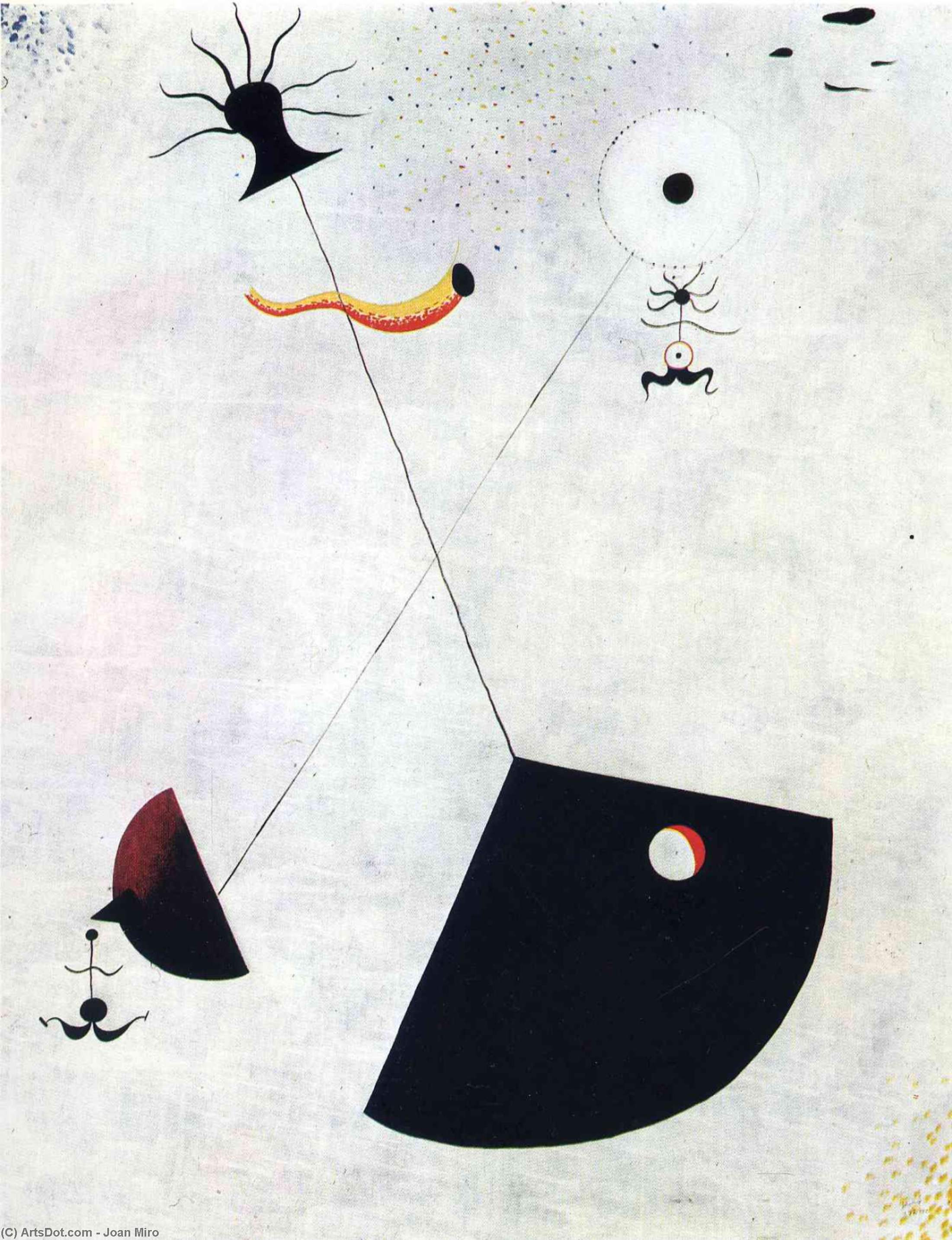 Wikioo.org - The Encyclopedia of Fine Arts - Painting, Artwork by Joan Miro - Maternity