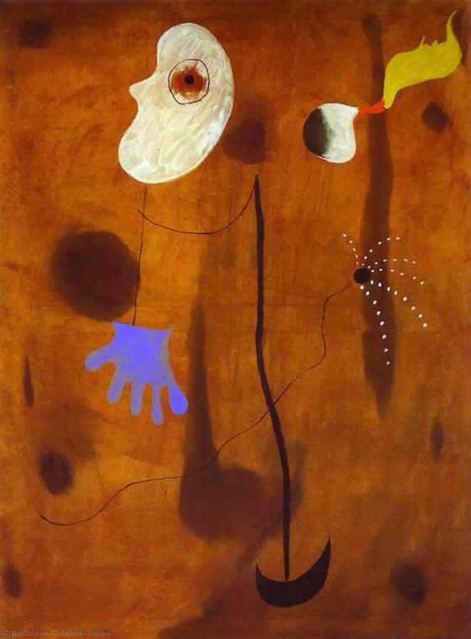 Wikioo.org - Bách khoa toàn thư về mỹ thuật - Vẽ tranh, Tác phẩm nghệ thuật Joan Miro - Untitled