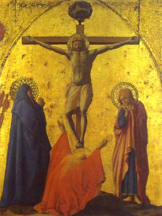 Wikioo.org - The Encyclopedia of Fine Arts - Painting, Artwork by Masaccio (Ser Giovanni, Mone Cassai) - Crucifixion