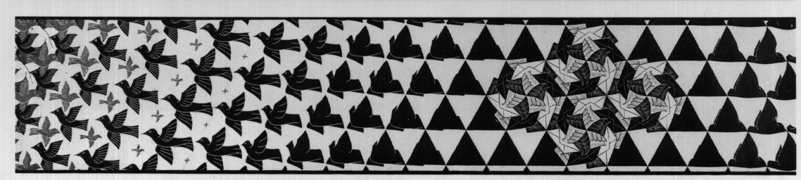 WikiOO.org - Encyclopedia of Fine Arts - Malba, Artwork Maurits Cornelis Escher - metamorph6