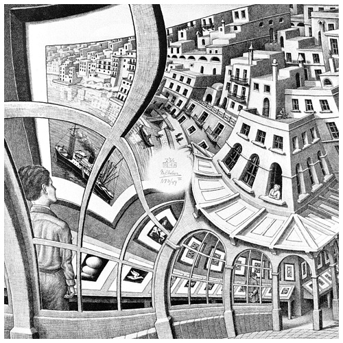 Wikioo.org - สารานุกรมวิจิตรศิลป์ - จิตรกรรม Maurits Cornelis Escher - PRINT GALLERY