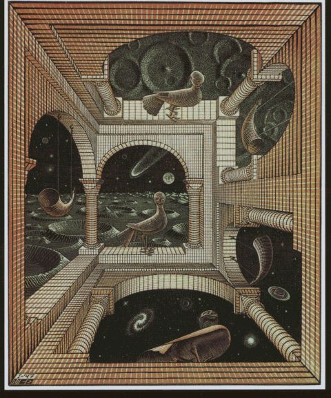 Wikioo.org - Die Enzyklopädie bildender Kunst - Malerei, Kunstwerk von Maurits Cornelis Escher - Gelass