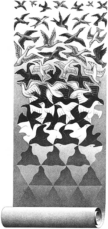 Wikioo.org - The Encyclopedia of Fine Arts - Painting, Artwork by Maurits Cornelis Escher - scroll