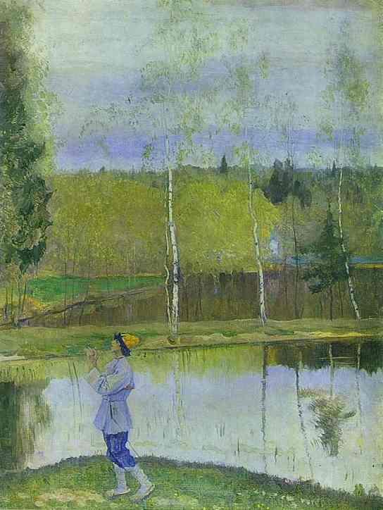 Wikioo.org - The Encyclopedia of Fine Arts - Painting, Artwork by Mikhail Nesterov - Lel (Spring)