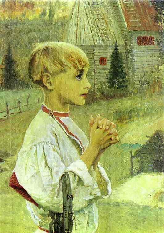 Wikioo.org - The Encyclopedia of Fine Arts - Painting, Artwork by Mikhail Nesterov - Vision to Youth Bartholome