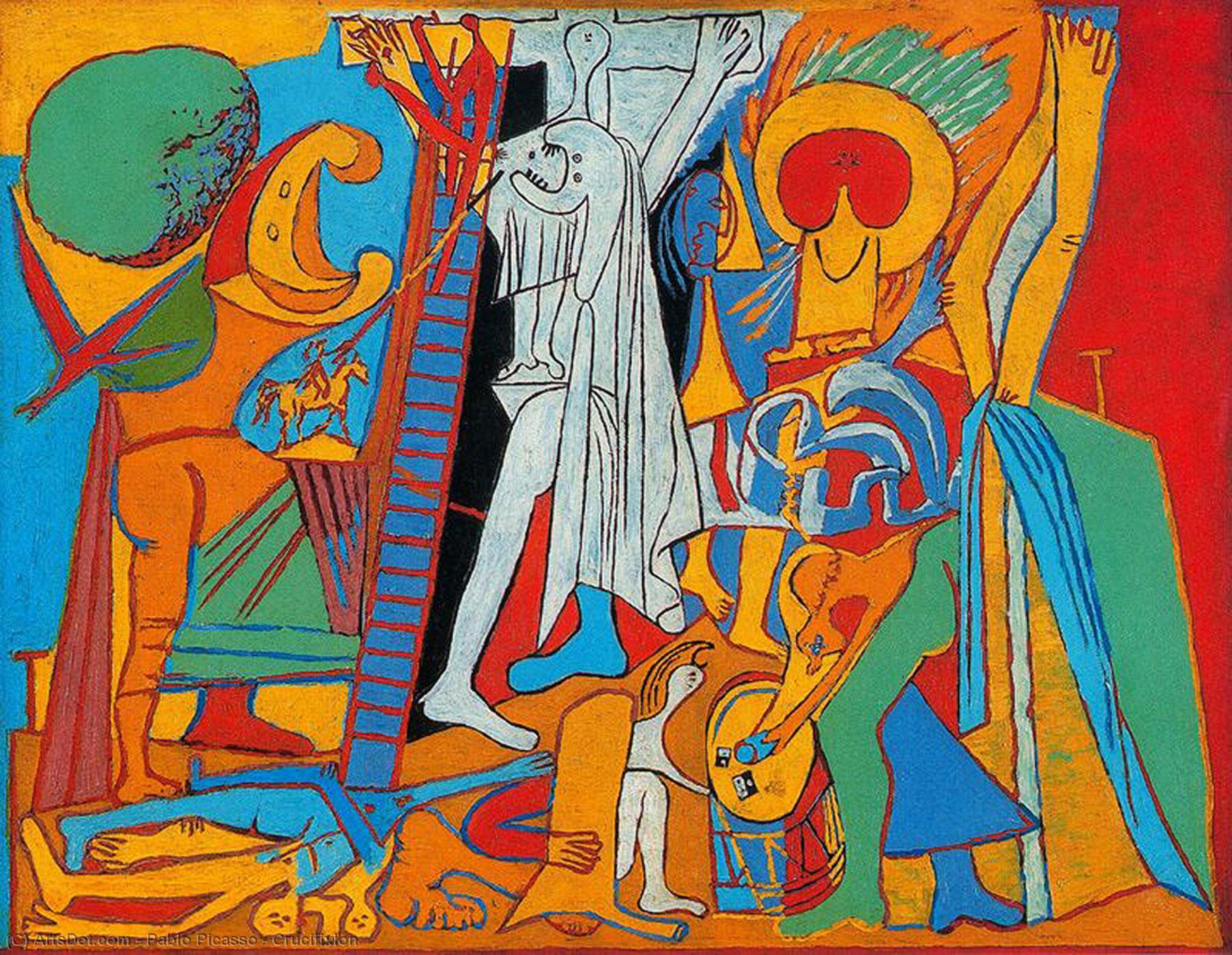 WikiOO.org - Encyclopedia of Fine Arts - Maalaus, taideteos Pablo Picasso - Crucifixion