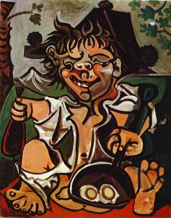 WikiOO.org - Encyclopedia of Fine Arts - Maleri, Artwork Pablo Picasso - El Bobo