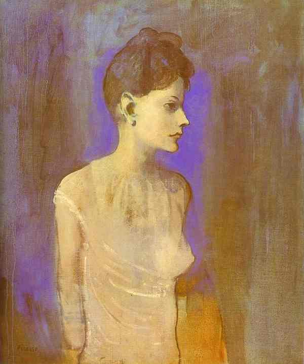 WikiOO.org - Encyclopedia of Fine Arts - Maalaus, taideteos Pablo Picasso - Girl in a Chemise