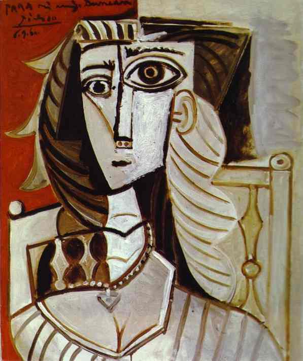 WikiOO.org - Encyclopedia of Fine Arts - Lukisan, Artwork Pablo Picasso - Jacqueline