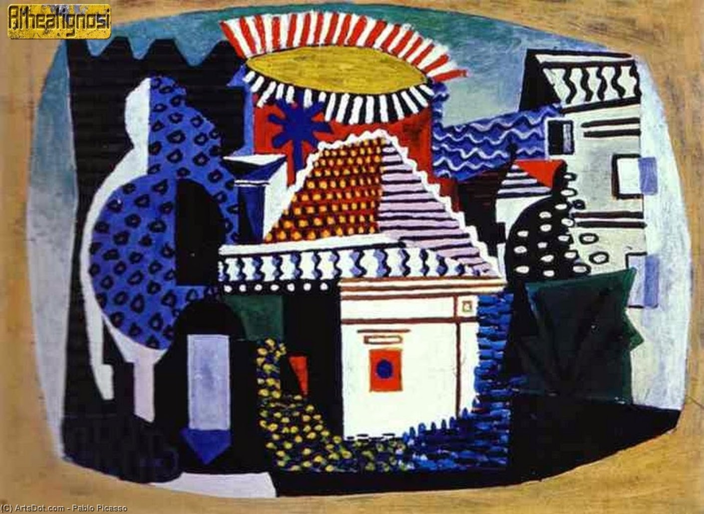 WikiOO.org - Encyclopedia of Fine Arts - Maleri, Artwork Pablo Picasso - Juan-les-Pins