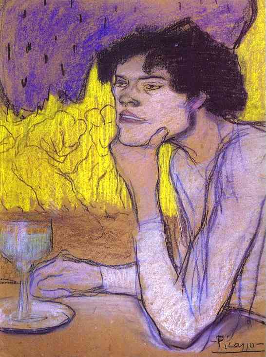WikiOO.org - Encyclopedia of Fine Arts - Maleri, Artwork Pablo Picasso - L'Absinthe