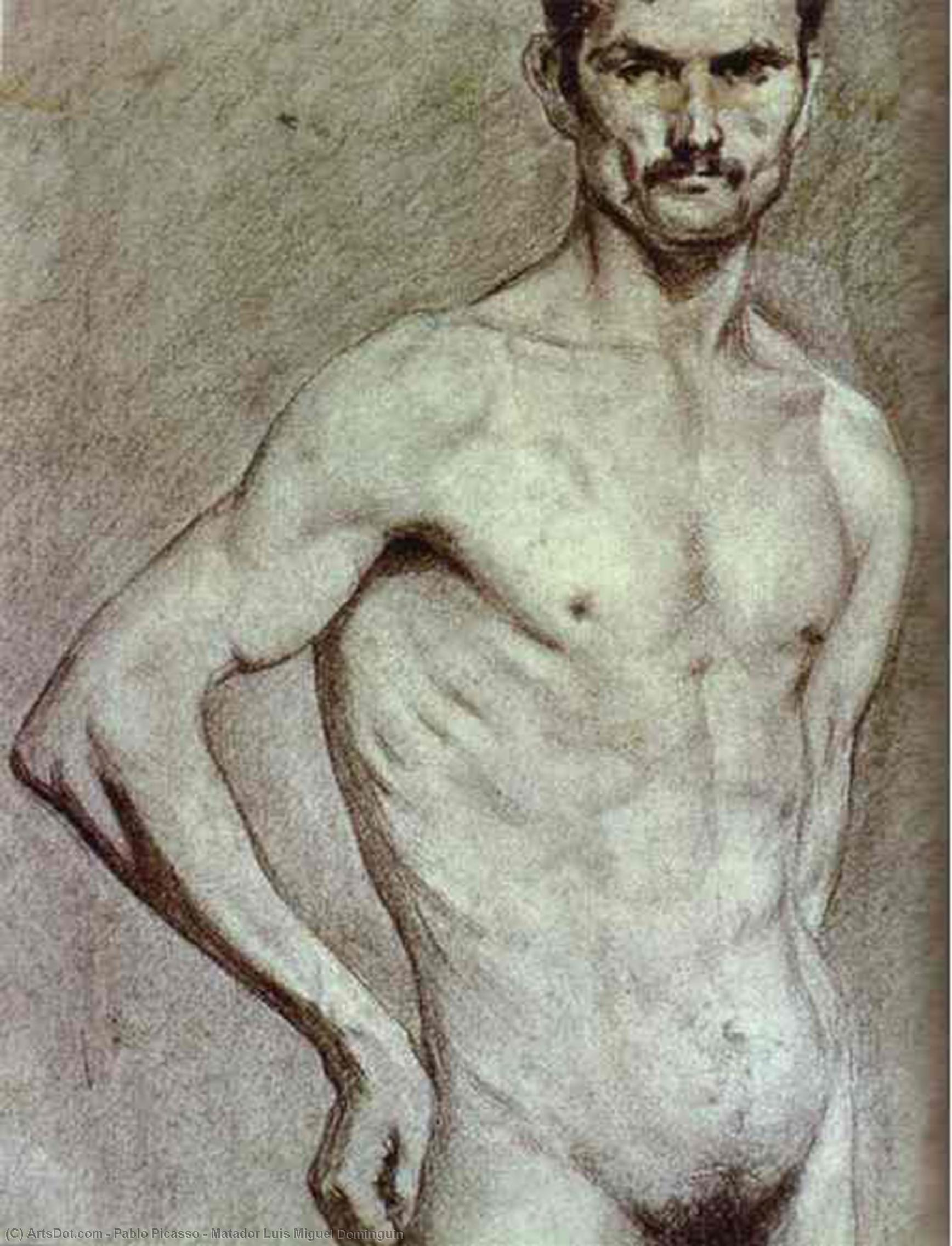 WikiOO.org - Encyclopedia of Fine Arts - Lukisan, Artwork Pablo Picasso - Matador Luis Miguel Dominguin