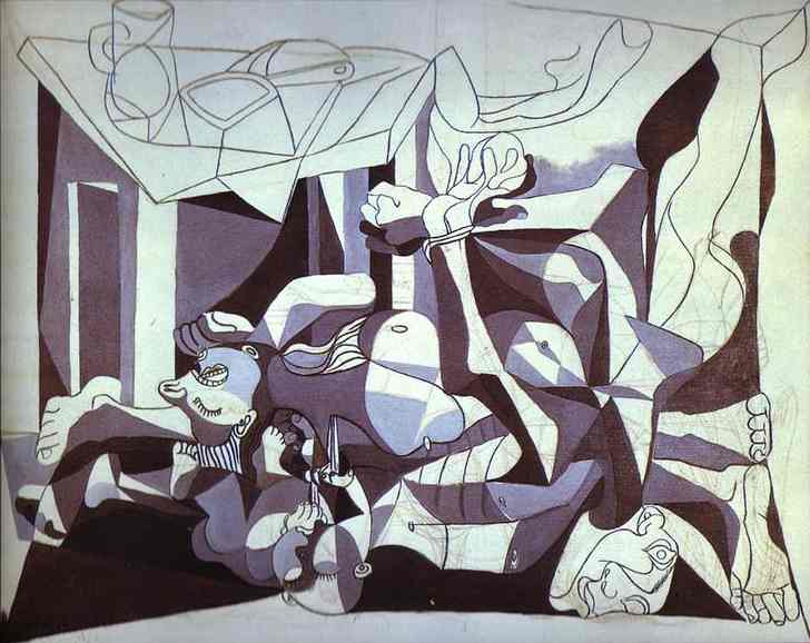 WikiOO.org - Enciclopedia of Fine Arts - Pictura, lucrări de artă Pablo Picasso - The Charnel House