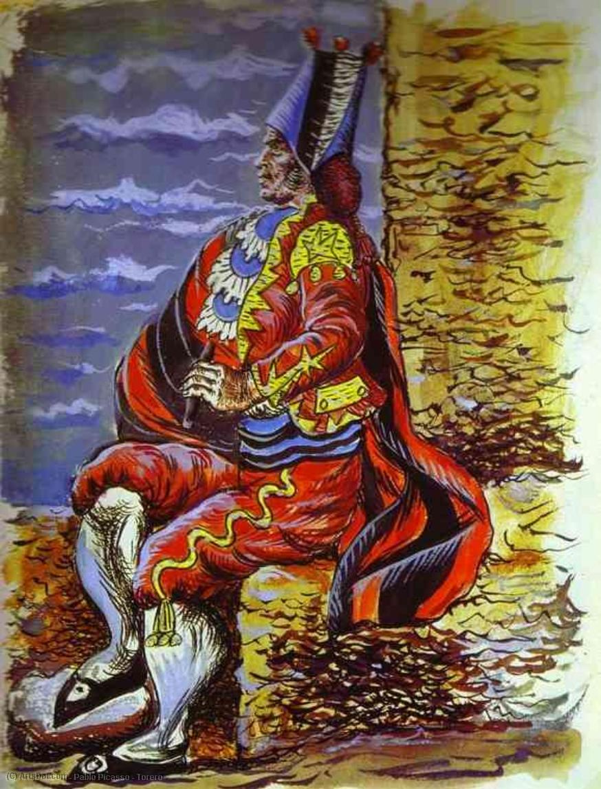 WikiOO.org - 百科事典 - 絵画、アートワーク Pablo Picasso - 闘牛士