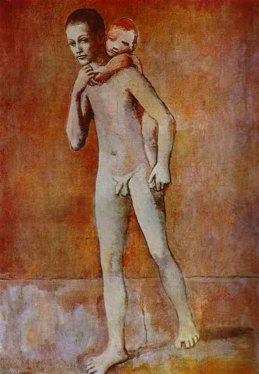 Wikioo.org - The Encyclopedia of Fine Arts - Painting, Artwork by Pablo Picasso - Two Brothers