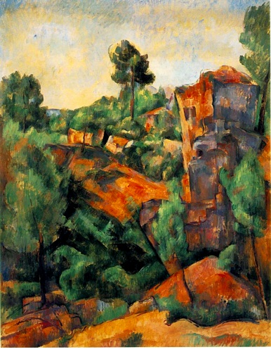 WikiOO.org - Εγκυκλοπαίδεια Καλών Τεχνών - Ζωγραφική, έργα τέχνης Paul Cezanne - Bibemus Quarry (Barnes)