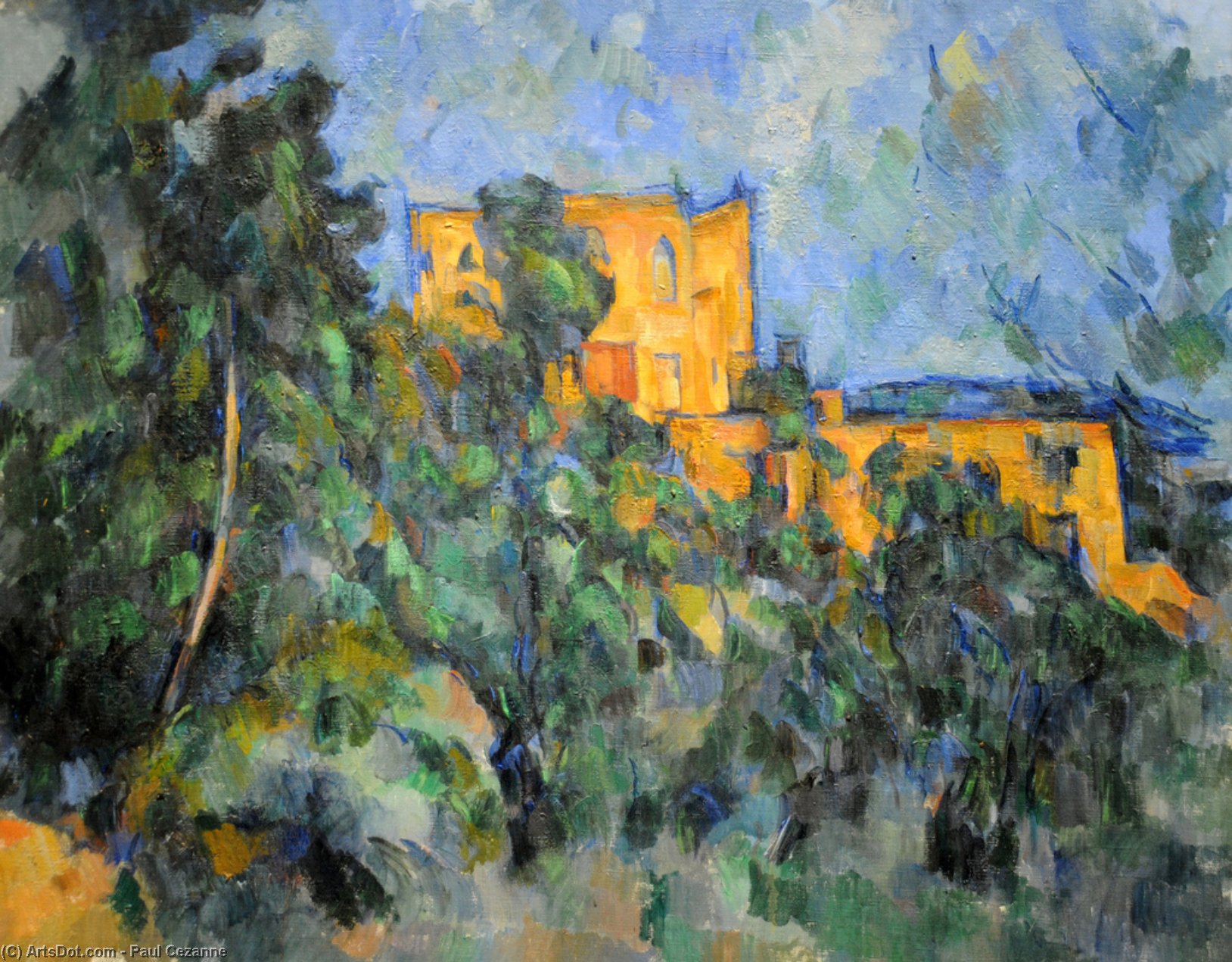 WikiOO.org - Encyclopedia of Fine Arts - Maľba, Artwork Paul Cezanne - Chateau Noir (MoMA)