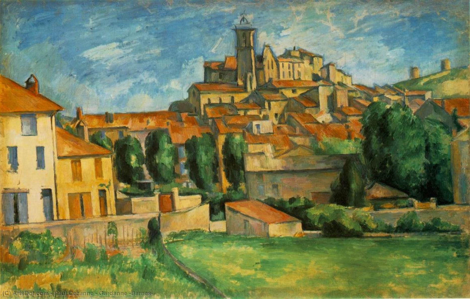 Wikioo.org - The Encyclopedia of Fine Arts - Painting, Artwork by Paul Cezanne - Gardanne (Barnes)