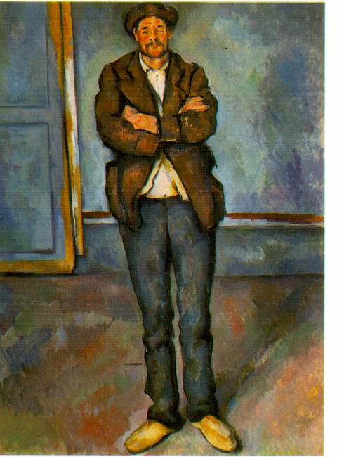 Wikioo.org – L'Enciclopedia delle Belle Arti - Pittura, Opere di Paul Cezanne - L uomo in una stanza