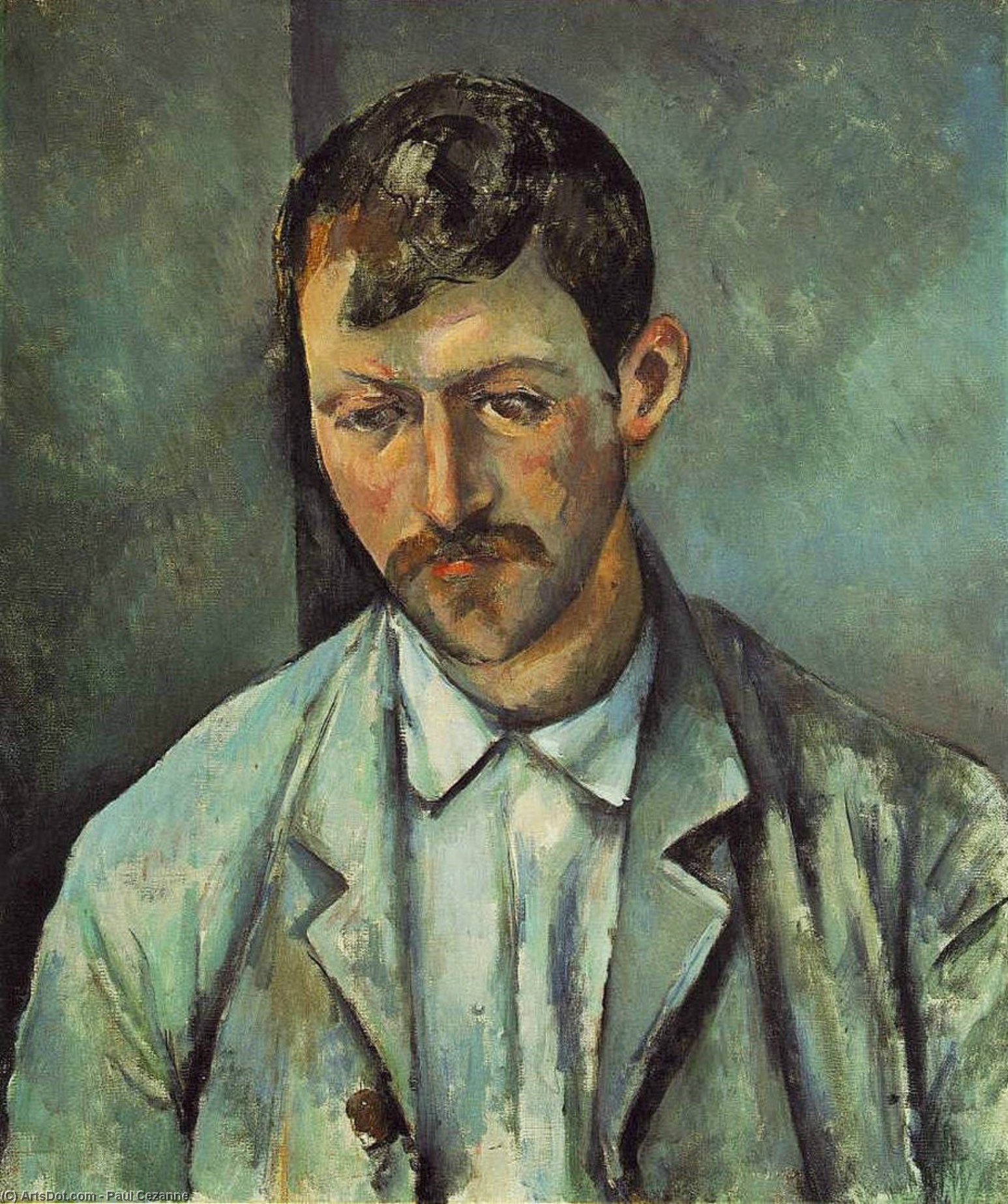 Wikioo.org - The Encyclopedia of Fine Arts - Painting, Artwork by Paul Cezanne - Peasant