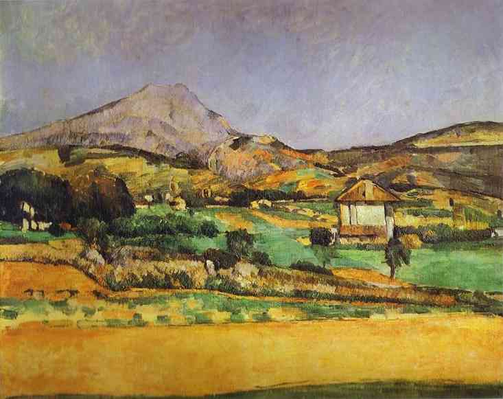 Wikioo.org - The Encyclopedia of Fine Arts - Painting, Artwork by Paul Cezanne - Plain by Mount Sainte-Victoire