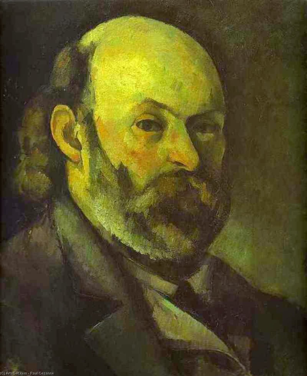 Wikioo.org – L'Encyclopédie des Beaux Arts - Peinture, Oeuvre de Paul Cezanne - autoportrait Pouchkine