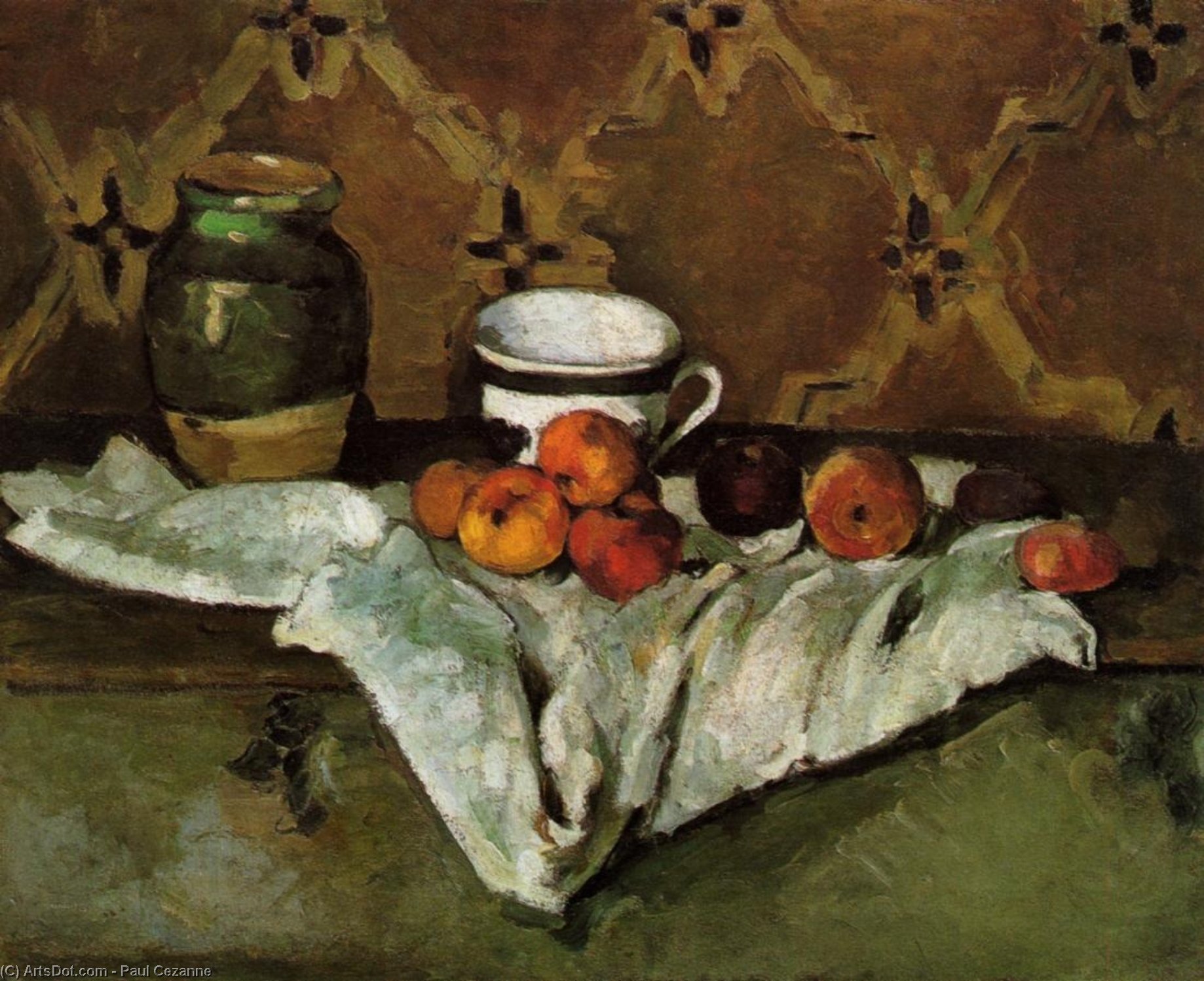 Wikioo.org – L'Enciclopedia delle Belle Arti - Pittura, Opere di Paul Cezanne - natura morta