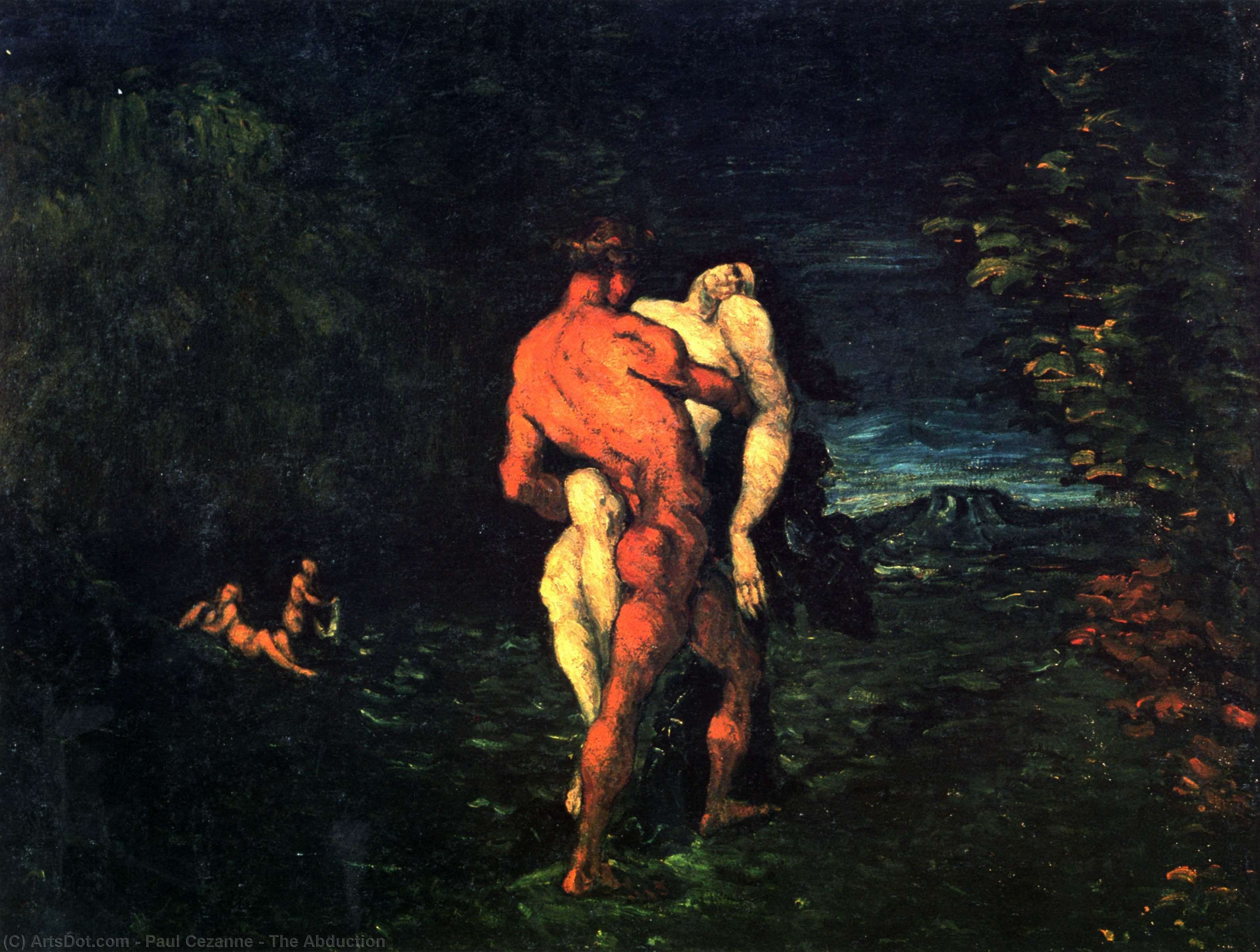 WikiOO.org - Encyclopedia of Fine Arts - Maľba, Artwork Paul Cezanne - The Abduction