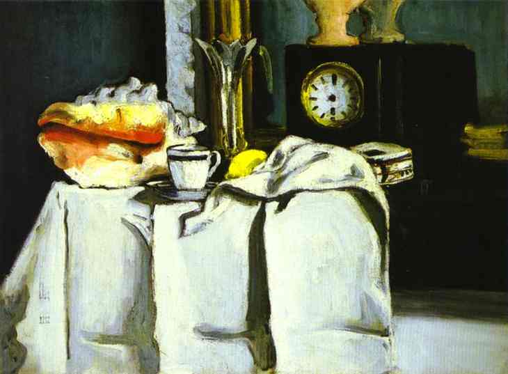 Wikioo.org - The Encyclopedia of Fine Arts - Painting, Artwork by Paul Cezanne - The Black Clock
