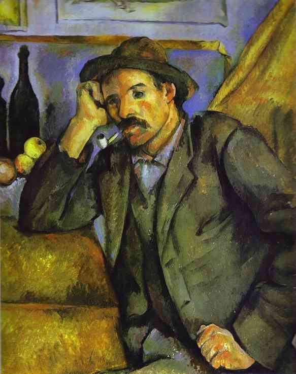 WikiOO.org – 美術百科全書 - 繪畫，作品 Paul Cezanne - 吸烟者