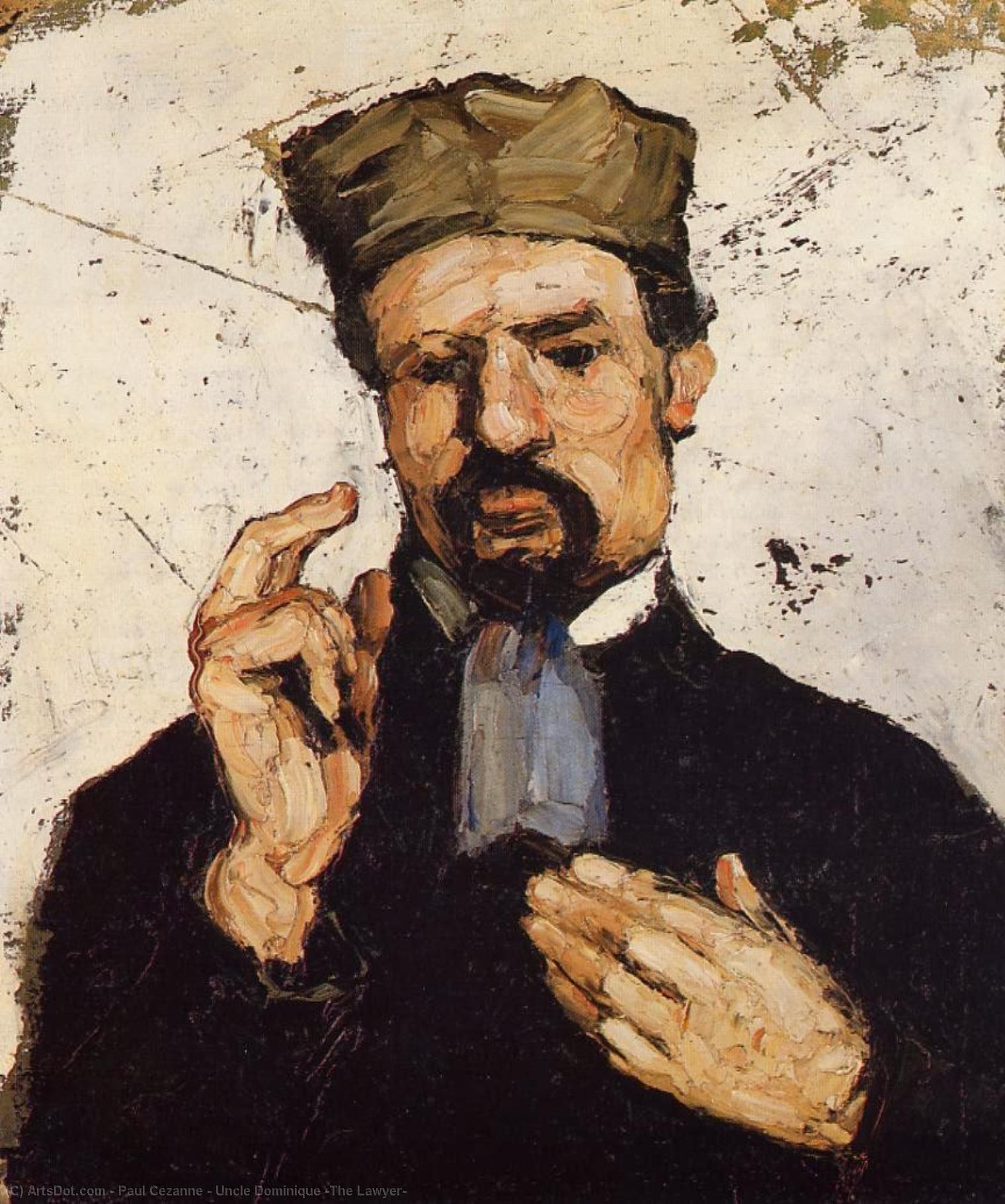 Wikioo.org – L'Enciclopedia delle Belle Arti - Pittura, Opere di Paul Cezanne - Lo zio Dominique dopodomani  avvocato