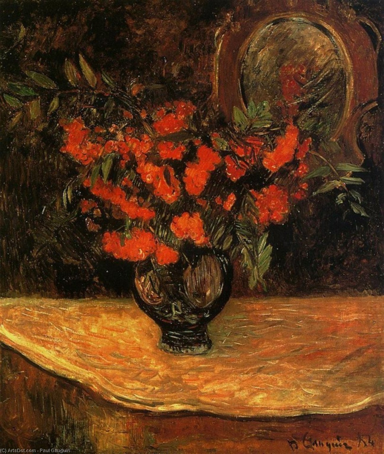 WikiOO.org - Encyclopedia of Fine Arts - Maľba, Artwork Paul Gauguin - Bouquet