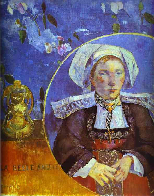 Wikioo.org - The Encyclopedia of Fine Arts - Painting, Artwork by Paul Gauguin - La Belle Angèle (Portrait of Madame Satre)