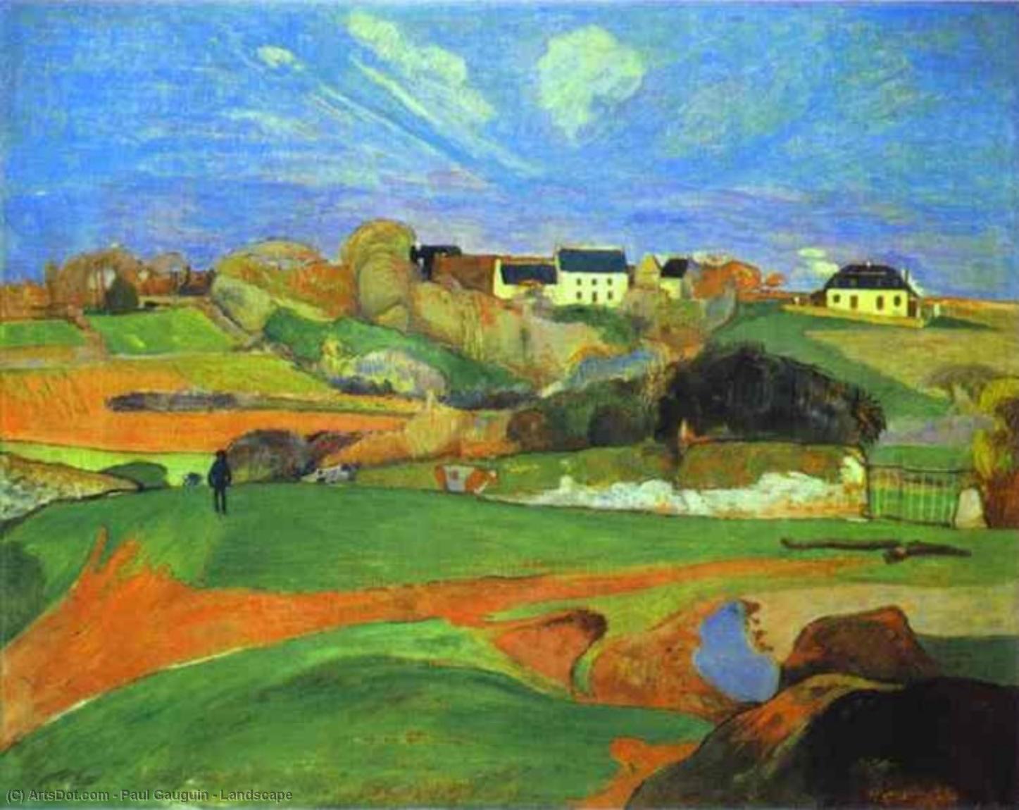 Wikioo.org - The Encyclopedia of Fine Arts - Painting, Artwork by Paul Gauguin - Landscape