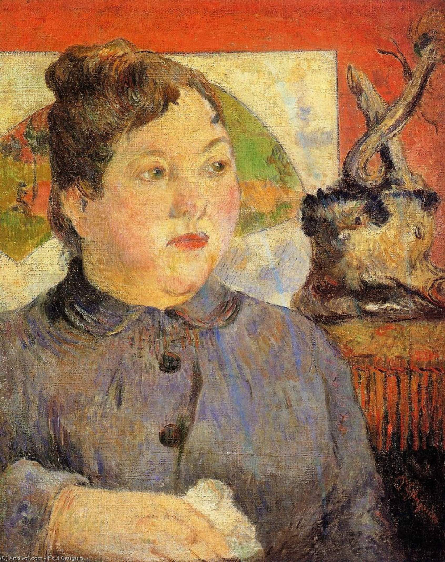 Wikioo.org - The Encyclopedia of Fine Arts - Painting, Artwork by Paul Gauguin - Madame Alexandre Kohler