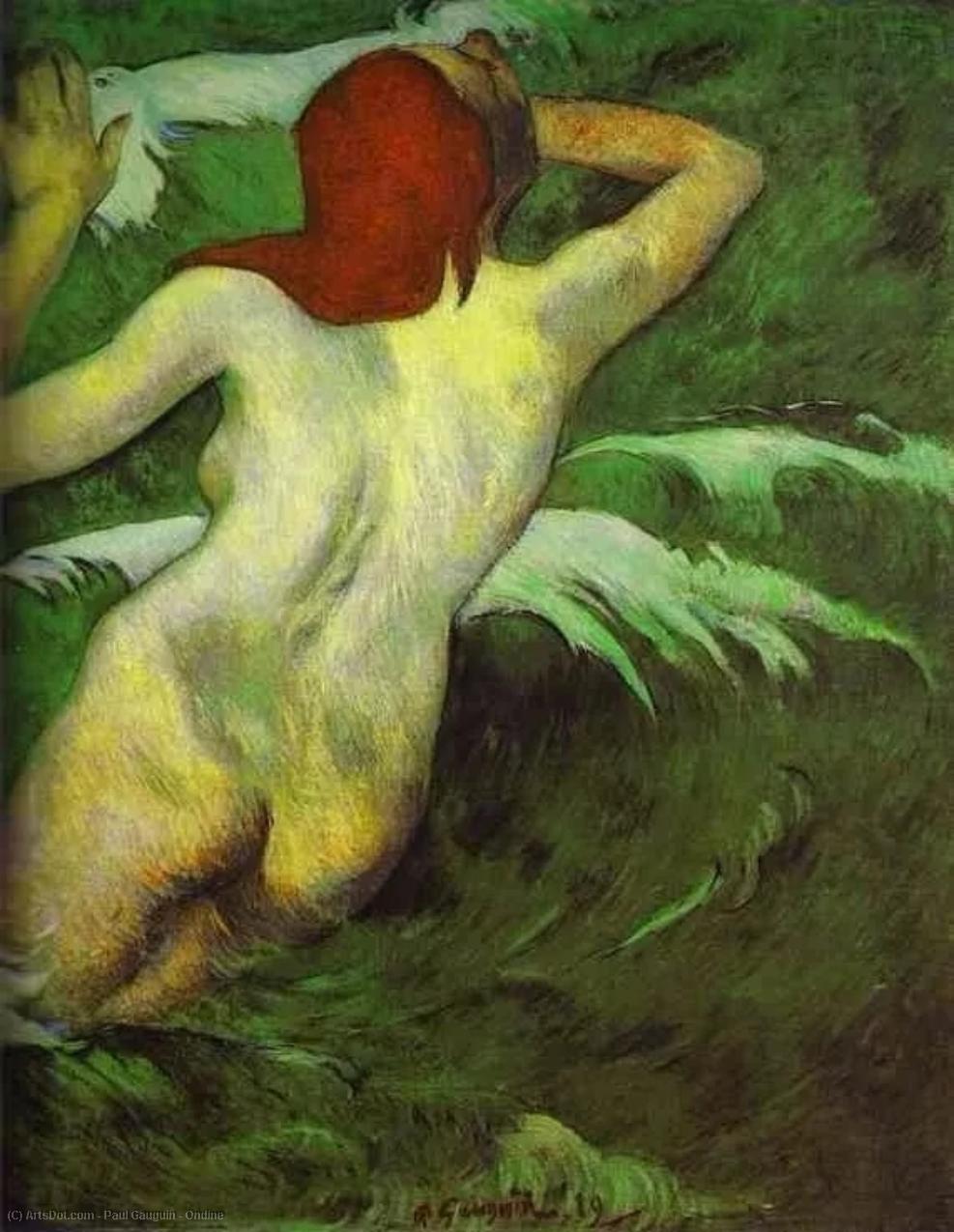 WikiOO.org - Encyclopedia of Fine Arts - Maleri, Artwork Paul Gauguin - Ondine