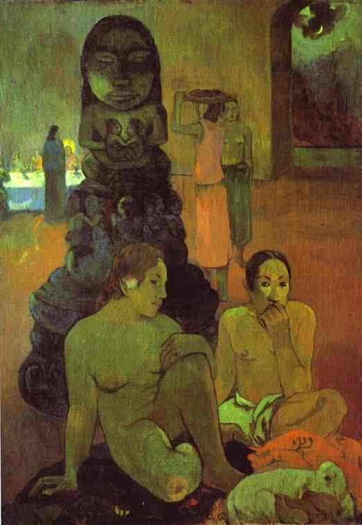 Wikioo.org - The Encyclopedia of Fine Arts - Painting, Artwork by Paul Gauguin - The Great Buddha