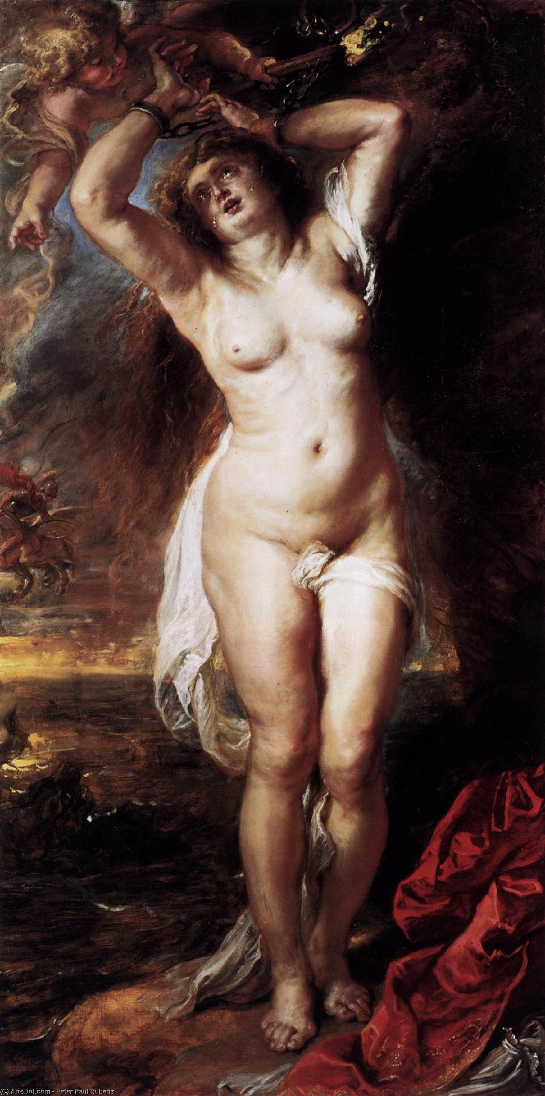 WikiOO.org - Encyclopedia of Fine Arts - Schilderen, Artwork Peter Paul Rubens - Andromeda