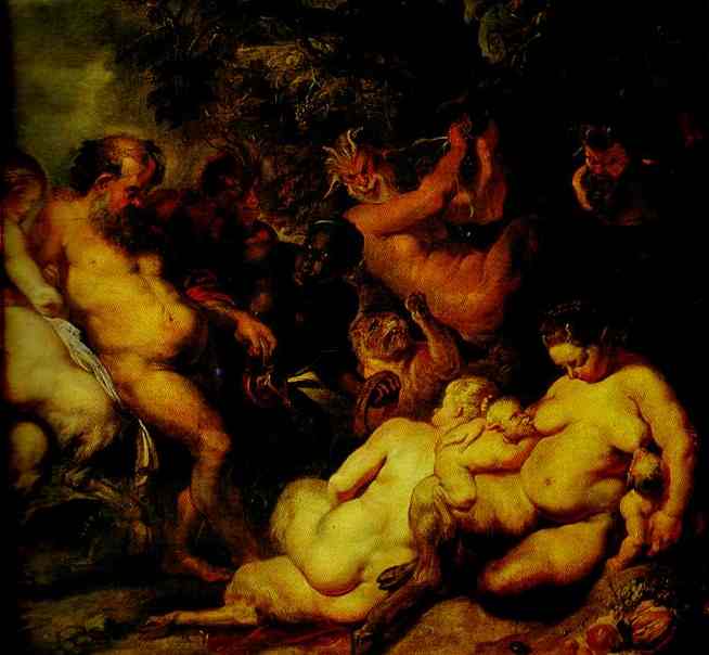 WikiOO.org - Encyclopedia of Fine Arts - Målning, konstverk Peter Paul Rubens - Bacchanalia