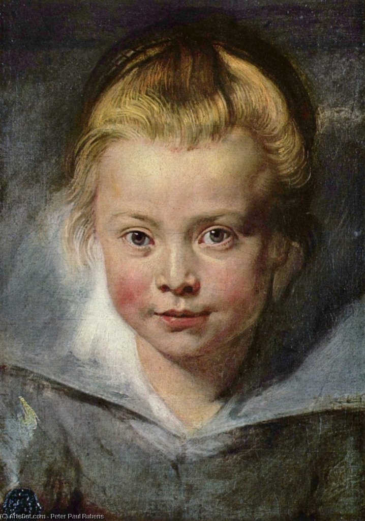 Wikioo.org - The Encyclopedia of Fine Arts - Painting, Artwork by Peter Paul Rubens - Head of a Girl