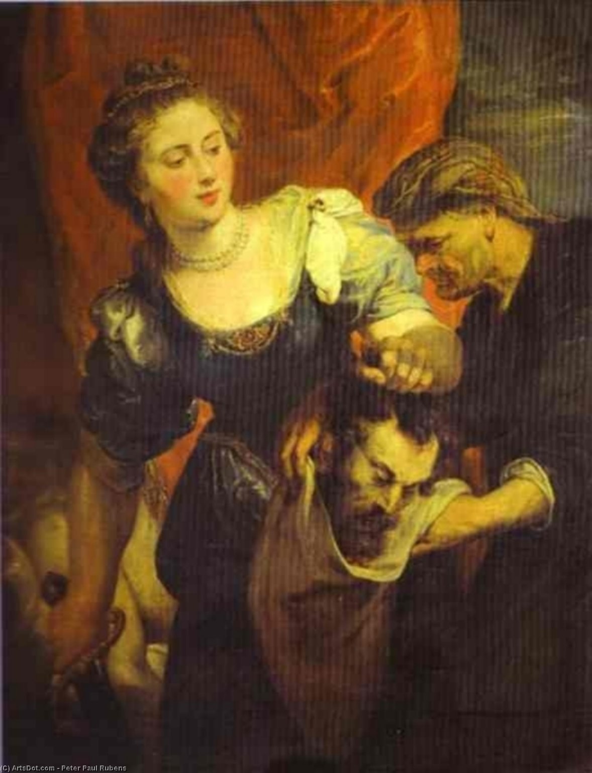 Wikioo.org - The Encyclopedia of Fine Arts - Painting, Artwork by Peter Paul Rubens - Judith with the Head of Holofernes