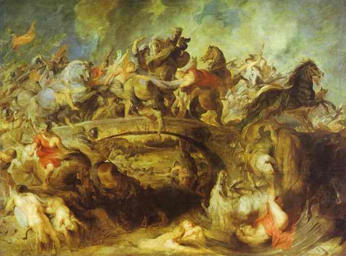 WikiOO.org - Encyclopedia of Fine Arts - Målning, konstverk Peter Paul Rubens - The Battle of the Amazons