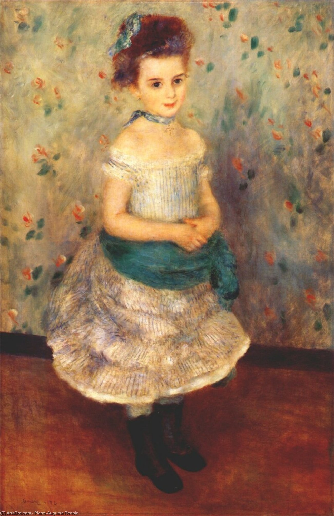 WikiOO.org - Encyclopedia of Fine Arts - Målning, konstverk Pierre-Auguste Renoir - Jeanne Durand Ruel