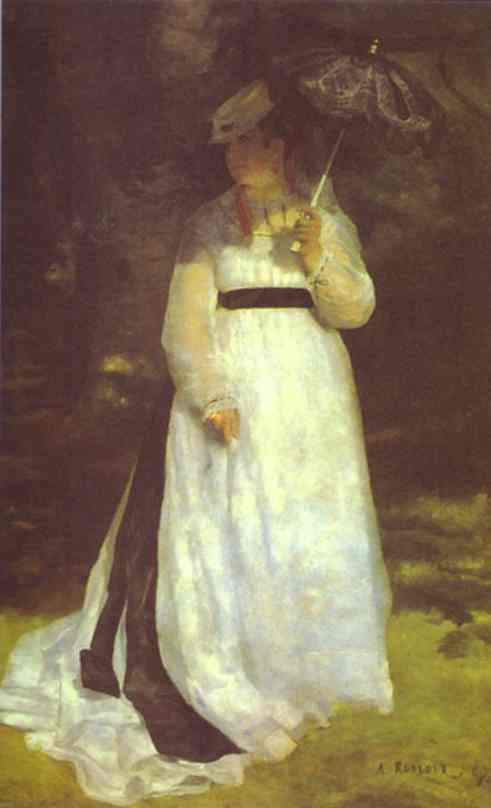 WikiOO.org - Encyclopedia of Fine Arts - Maleri, Artwork Pierre-Auguste Renoir - Lise