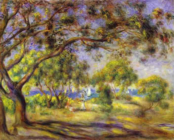 WikiOO.org - دایره المعارف هنرهای زیبا - نقاشی، آثار هنری Pierre-Auguste Renoir - Noirmoutier
