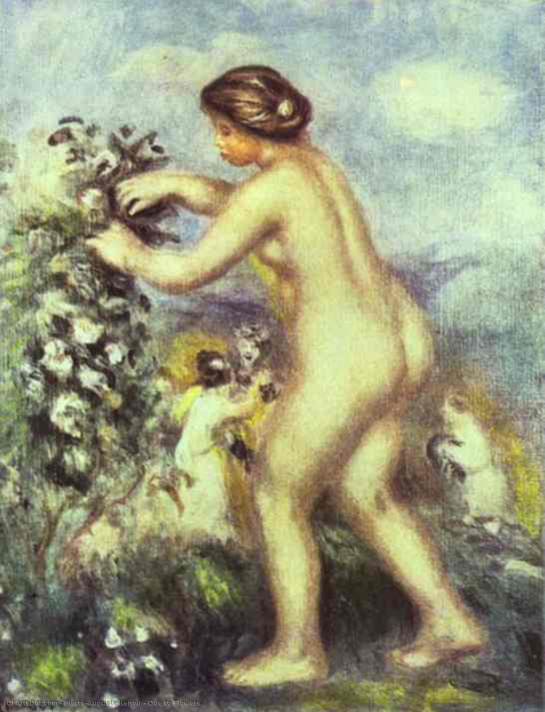 WikiOO.org - Encyclopedia of Fine Arts - Maľba, Artwork Pierre-Auguste Renoir - Ode to Flowers