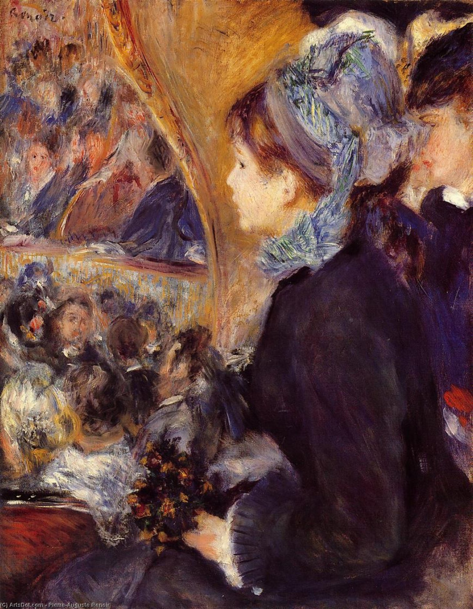 Wikioo.org – La Enciclopedia de las Bellas Artes - Pintura, Obras de arte de Pierre-Auguste Renoir - La primera salida