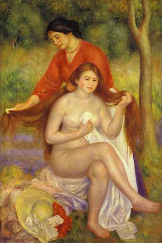 Wikioo.org - The Encyclopedia of Fine Arts - Painting, Artwork by Pierre-Auguste Renoir - The Toilet