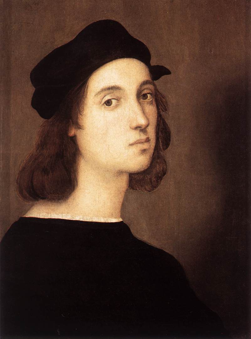 WikiOO.org - Encyclopedia of Fine Arts - Maleri, Artwork Raphael (Raffaello Sanzio Da Urbino) - Self-Portrait