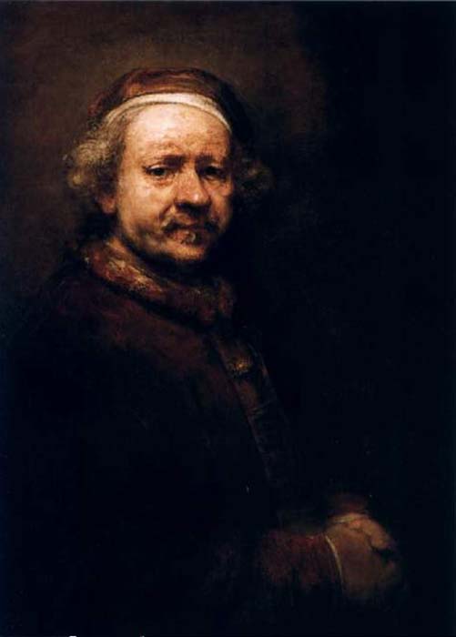 WikiOO.org – 美術百科全書 - 繪畫，作品 Rembrandt Van Rijn - 自画像 , 吴